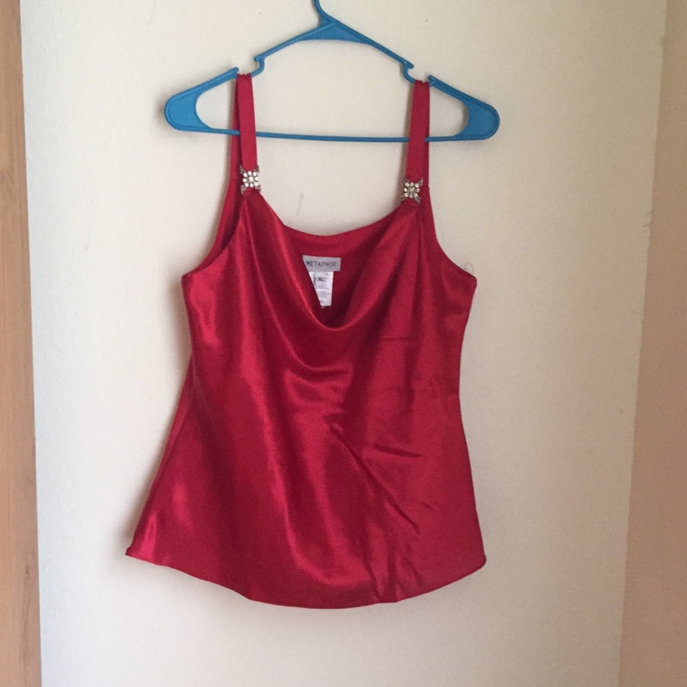 Red blouse